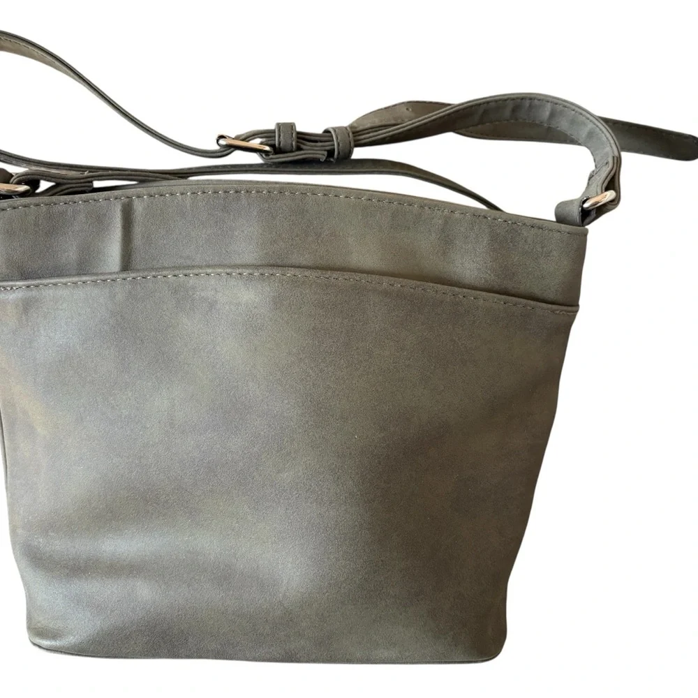 Rosetti Women’s Midsize Shoulder Bag -Olive Green-Adjustable Strap - Picture 3 of 4